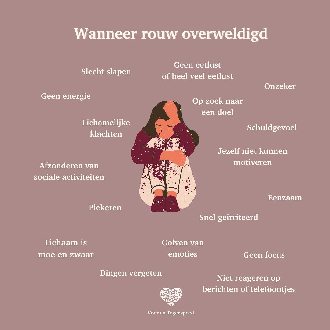Alle emoties die in golven op je afkomen bij een verlies zijn vaak zo overweldigend. Ieder mens is uniek en ieder rouwproces ook. Leer leven met het verlies op jouw manier, op jouw voorwaardes, in de tijd dat jij je er goed bij voelt en zonder tijdsdruk vanuit de maatschappij. Wees tijdens dit proces niet te hard voor jezelf. Weet dat rouw zich nog in zoveel meer uit dan alleen emoties en gevoelens.  #rouw #sterrenkindjes #ziek #verlies #dood #verdriet #rouwenverlies #levendverlies #chronischziek #afscheid #gezondheid #liefde #zelfliefde #taboe #rouwbegeleiding #pijn